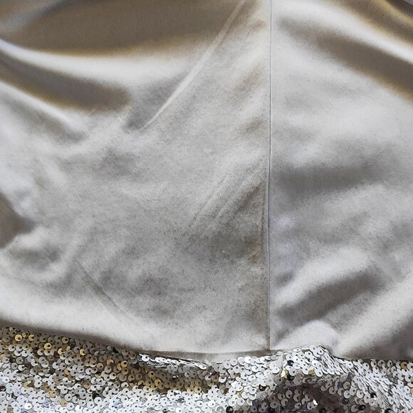 Love Reign Formal Prom Dress White and Silver Sequin Size 3 (XS/extra-small) - Picture 7 of 8